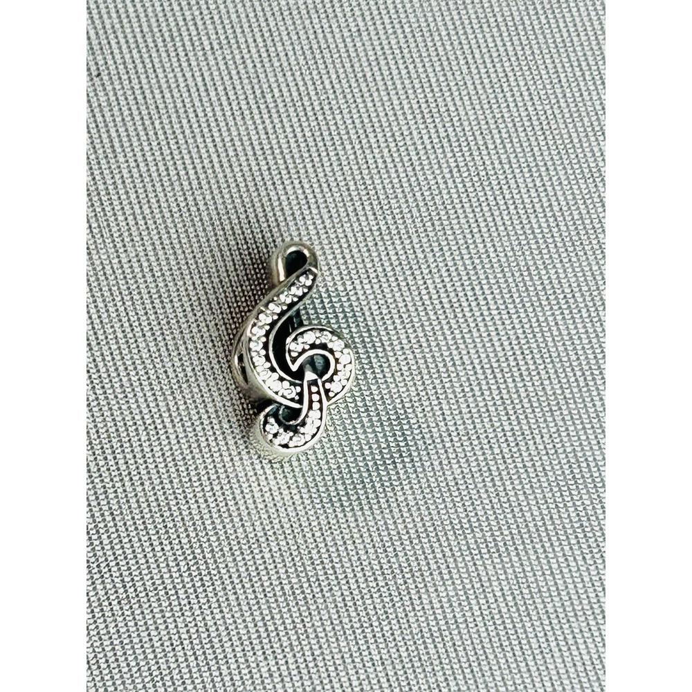 Pandora Sterling Silver Treble Clef Music Note Charm .925 ALE Jewelry